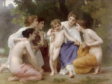 Nude Painting - Ladmiration William Adolphe Bouguereau nude